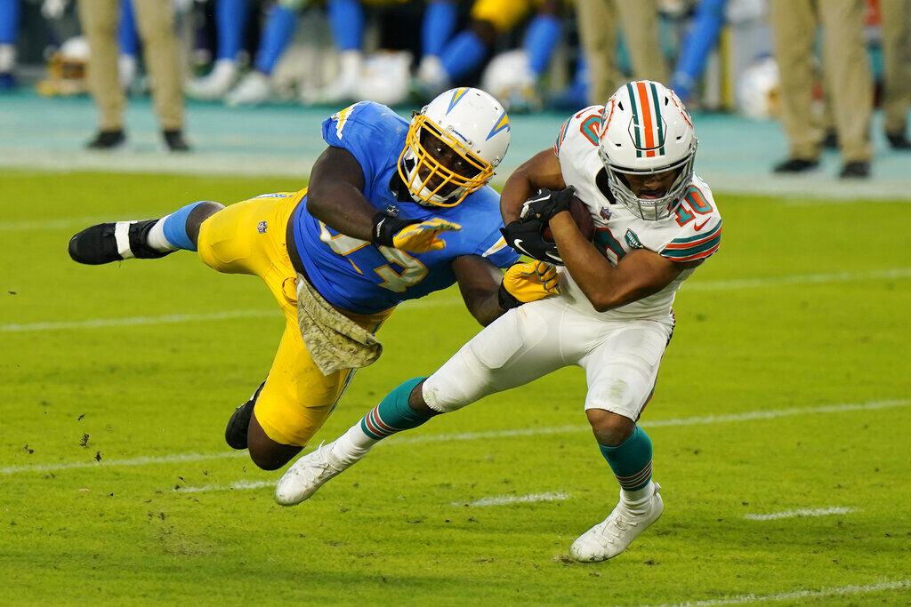 APTOPIX Chargers Dolphins Football